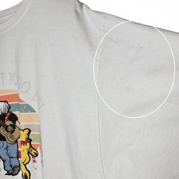 Jerry Garcia Grateful Dead Bears Tee Shirt Smile Jam Band Classic Rock Fan 2XL - Picture 6 of 6